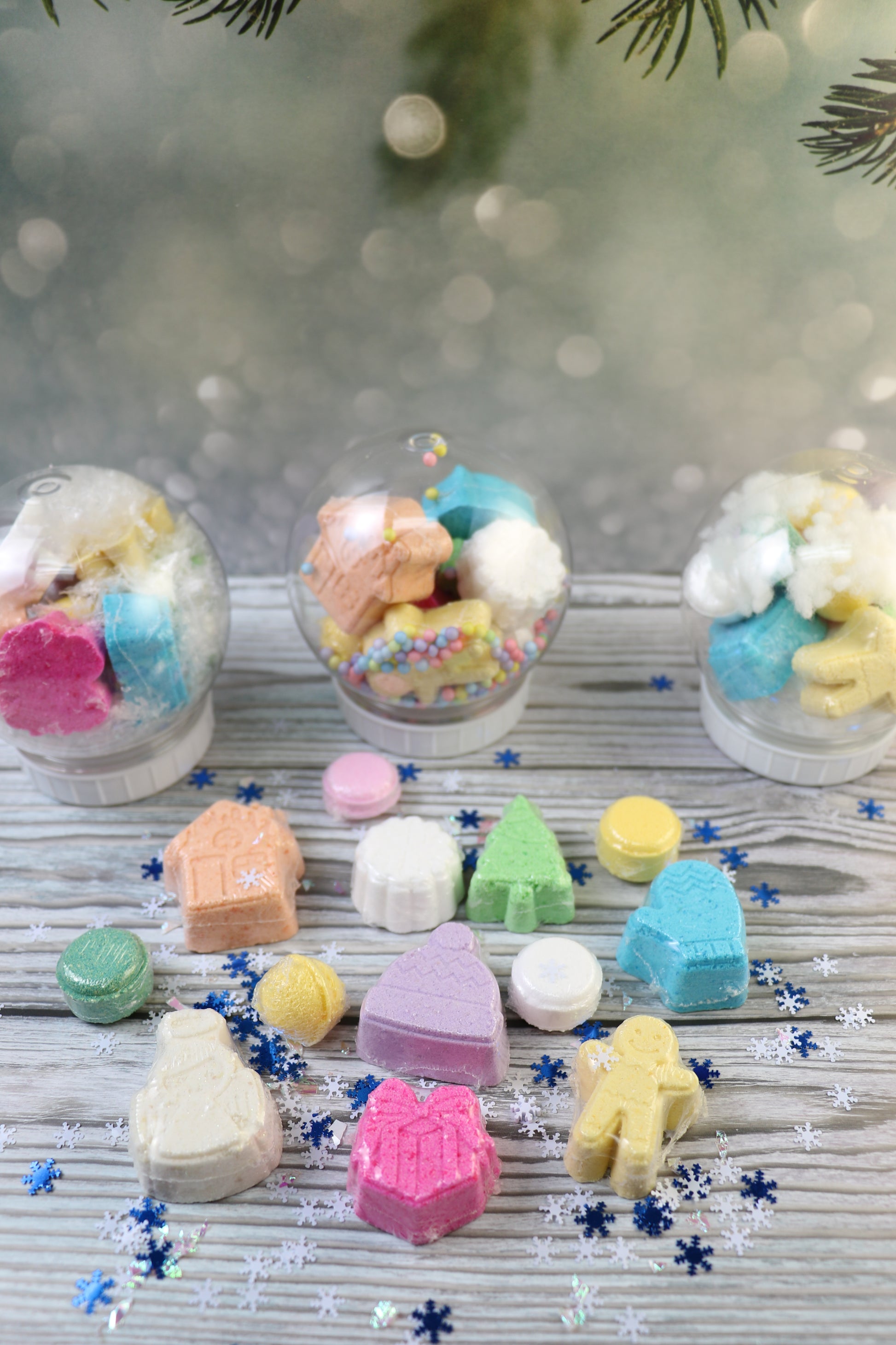 Christmas Globe Mini Bath Bomb set