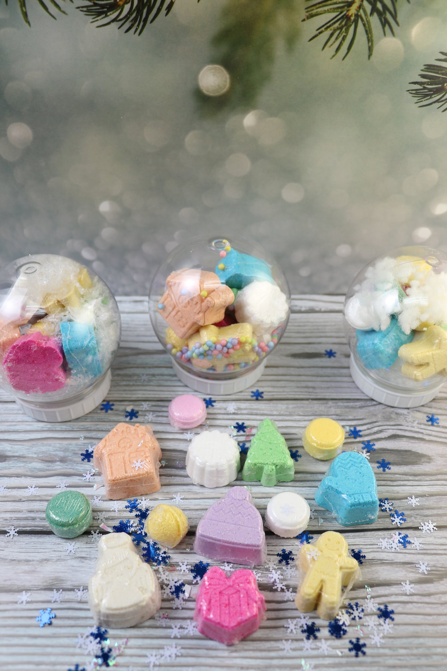 Christmas Globe Mini Bath Bomb set